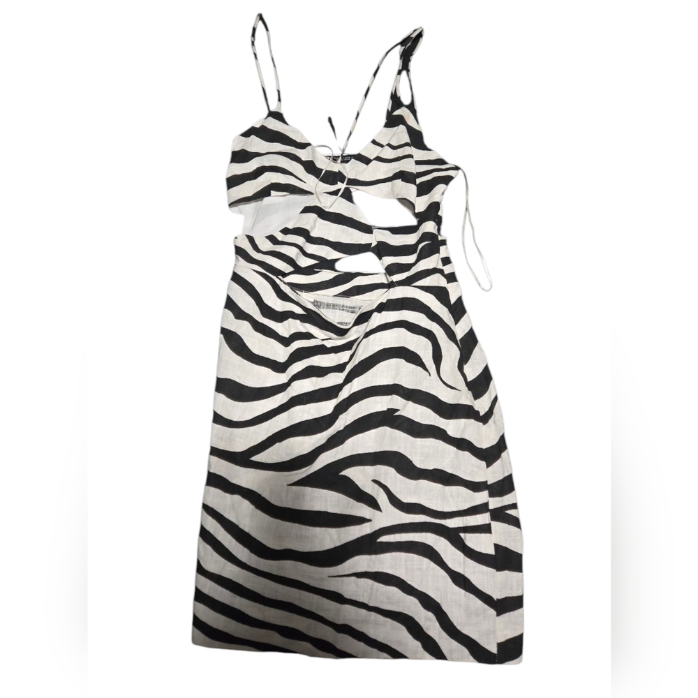 3 for $35 Black and White Zebra Print Dress